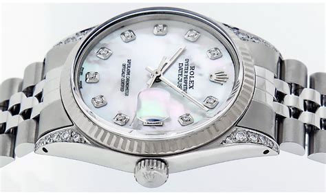 rolex 36mm mother of pearl|Rolex datejust 36 stainless steel.